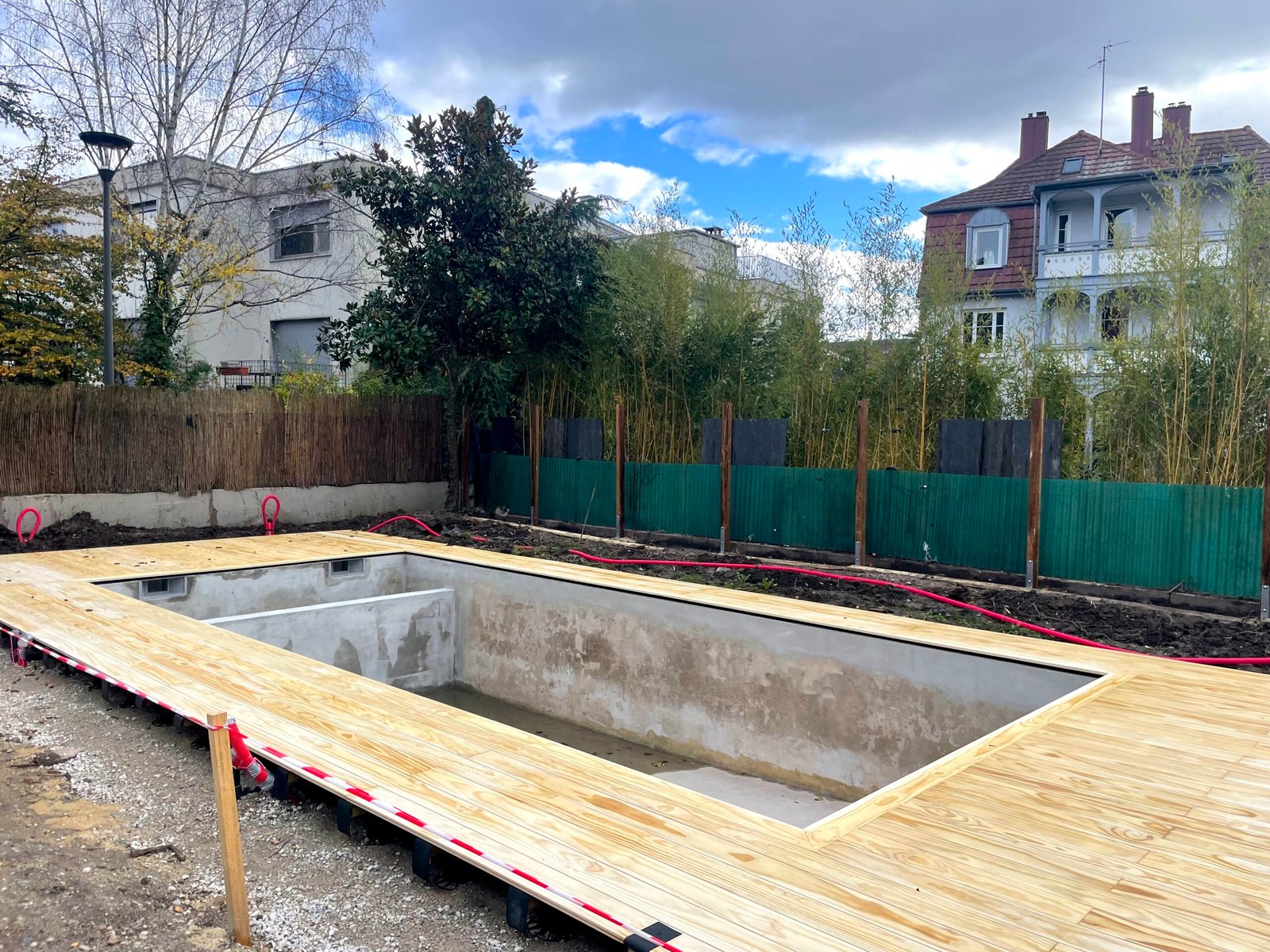 Réalisation paysagère clôture design à Strasbourg Alsace